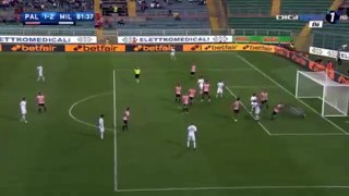 Gianluca Lapadula Fantastic Goal HD - Palermo 1-2 AC Milan 06.11.2016 HD