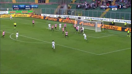 Gianluca Lapadula Goal HD - Palermo 1-2 AC Milan - 06-11-2016
