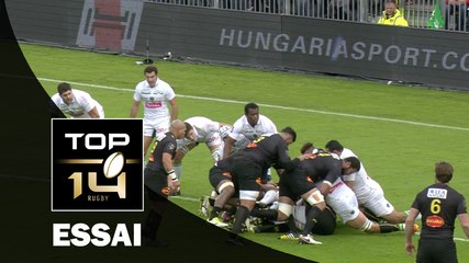 TOP 14 ‐ Essai Mohamed BOUGHANMI (SR) – La Rochelle-Pau – J10 – Saison 2016/2017
