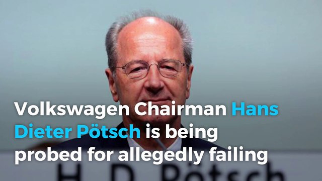 Volkswagen chairman under investigation as scandal deepens