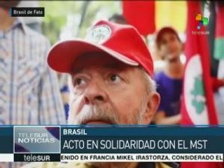 Brasil: Lula reprueba represión contra movimientos sociales