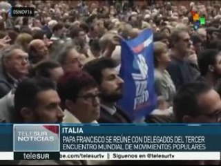 El papa Francisco aboga por combatir la exclusión social