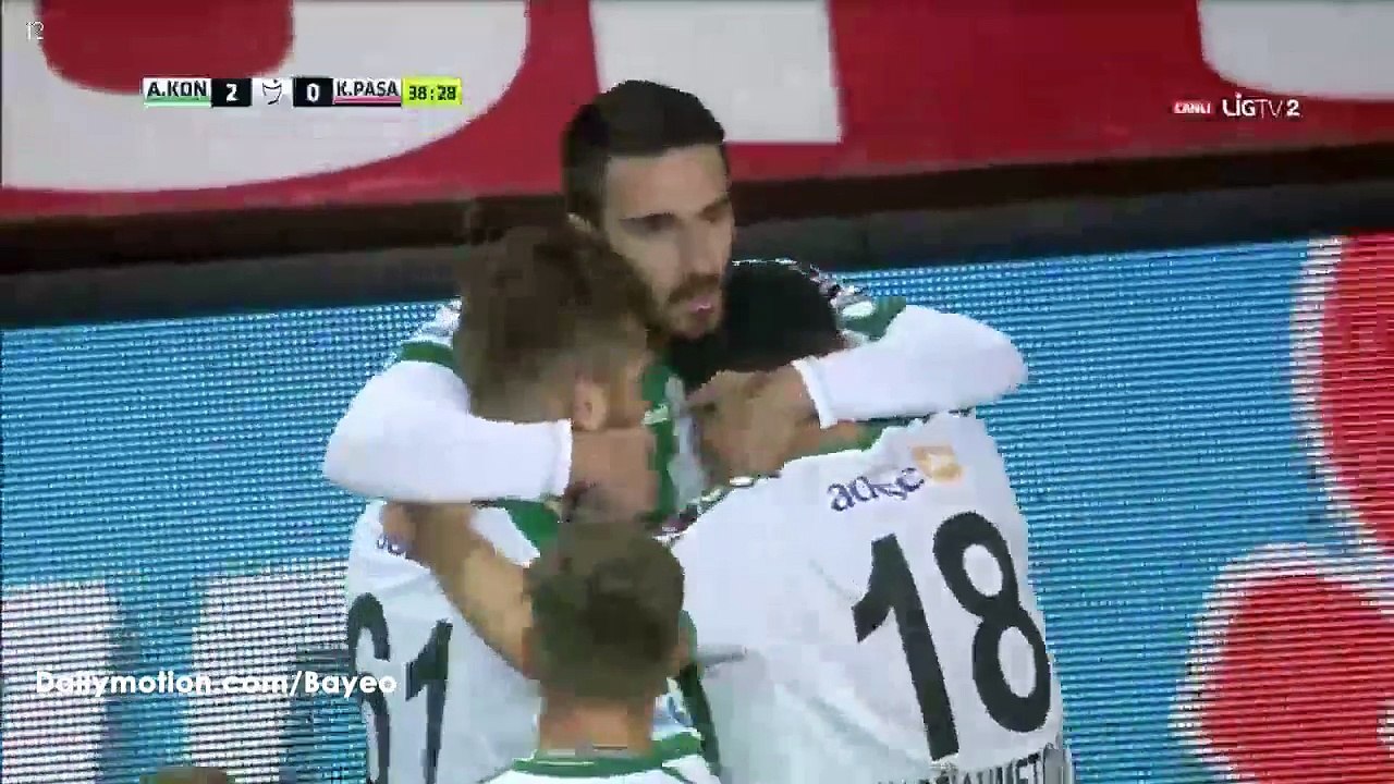 Riad Bajic Goal HD - Konyaspor 2-0 Kasimpasa - 06-11-2016