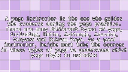 Yoga Instructor Training: Your Way To Success