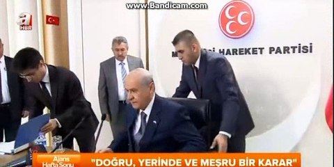 DEVLET BAHÇELİ TUTUKLANAN HDP MİLLETVEKİLLERİ İLE ALAKALI KONUŞTU.