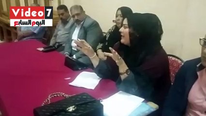 النائبة غادة صقر تقدم كشف حساب ما قدمته لصناع الأثاث بدمياط