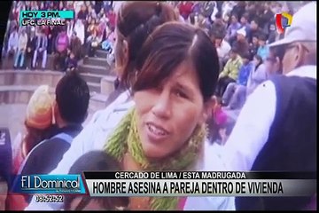 Reciclador asesina a su pareja frente a su suegra en Cercado de Lima