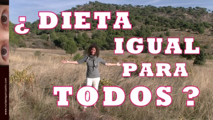 ¿Hay una dieta buena para todo el mundo?