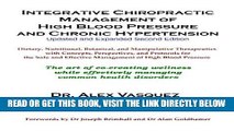 [FREE] EBOOK Integrative Chiropractic Management of High Blood Pressure and Chronic Hypertension