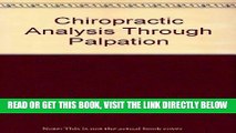 [FREE] EBOOK Chiropractic Analysis Through Palpation BEST COLLECTION