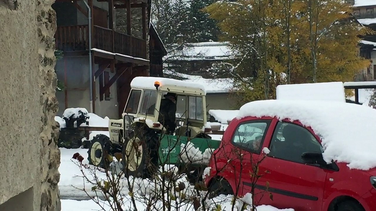 Neige petit retour d'Est en début novembre !