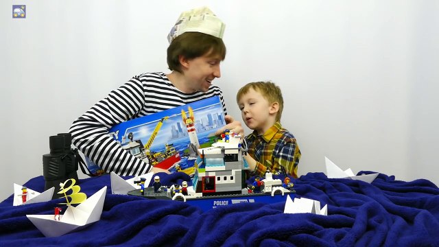 Лего Пожарные 60109. Распаковка и сборка Лего Пожарный Катер. Unboxing Lego City Fire Boat. Картонка