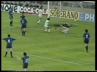 16/04/1986 Real Madrid 5 - 1 Inter Milan (Copa Uefa - 1/2 Final Vuelta)