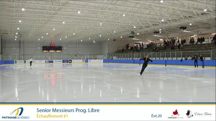 Championnats "A" de la section Québec 2017 - Glace 4, Senior Messieurs prog. libre