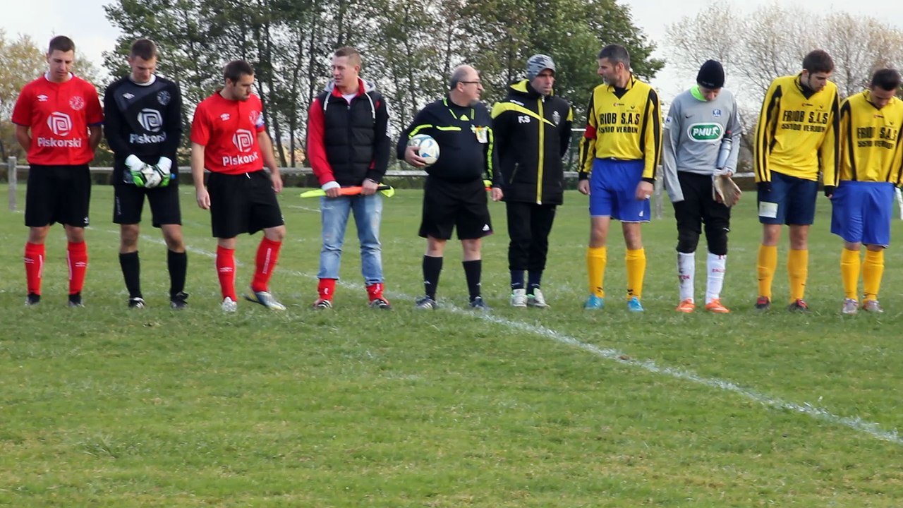 Match VHF / Fc val-dunois à Frênes en Woevre le 6 novembre 2016. victoire du Fc Val Dunois 6 -1