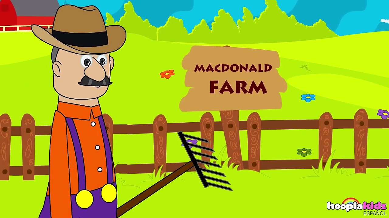 Old Macdonald had a farm nursery rhyme | Nursery Rhymes - Spanish (Canciones infantiles)