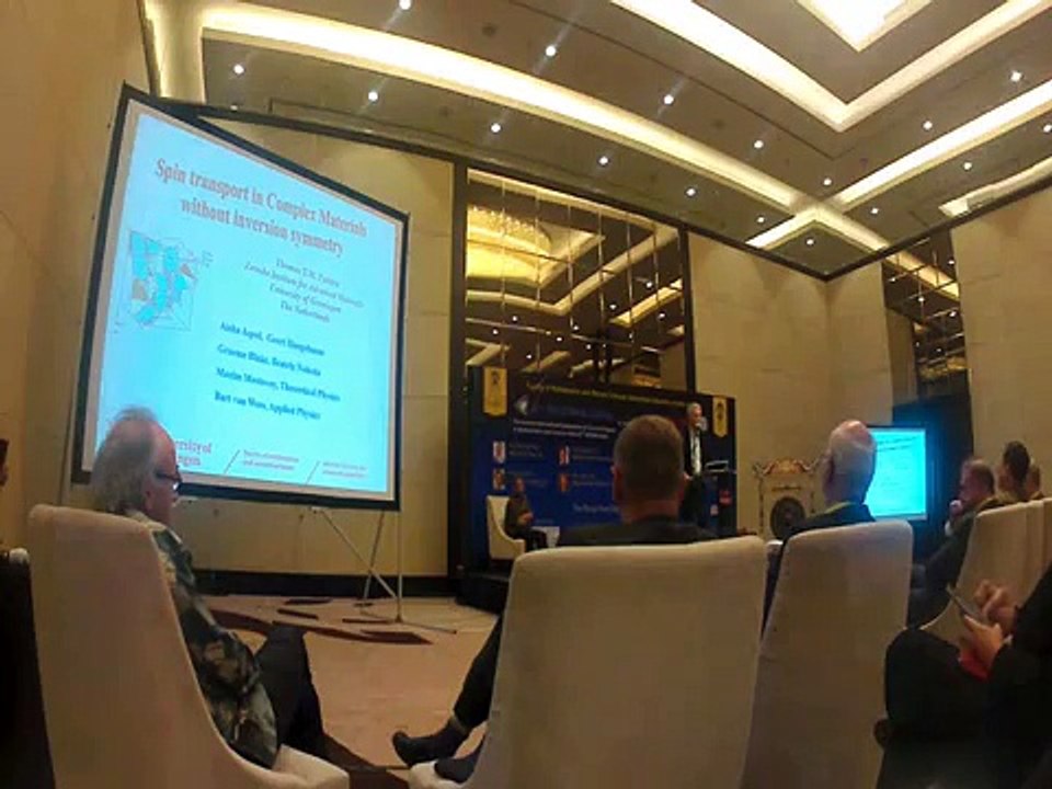 Plenary : Prof. Dr. Thomas Palstra