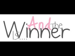 Vincitrice Giveaway!