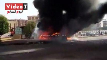 أسرة قتيل بالسويس تنتقم من القاتل بإشعال النيران فى منزله ومحله التجارى