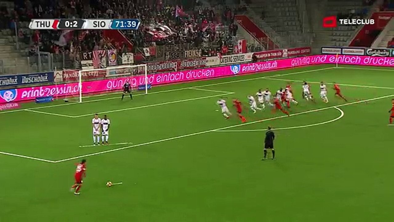 FC Thun 1:2 FC Sion (Swiss Super League 14. Runde 2016/2017 5.November 2016)