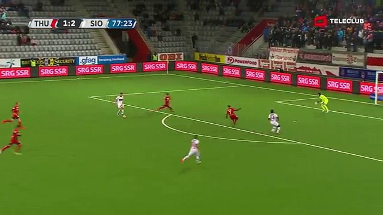 FC Thun 1:3 FC Sion (Swiss Super League 14. Runde 2016/2017 5.November 2016)