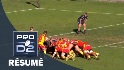PRO D2 - Résumé Perpignan-Colomiers: 22-26 - J10 - Saison 2016/2017