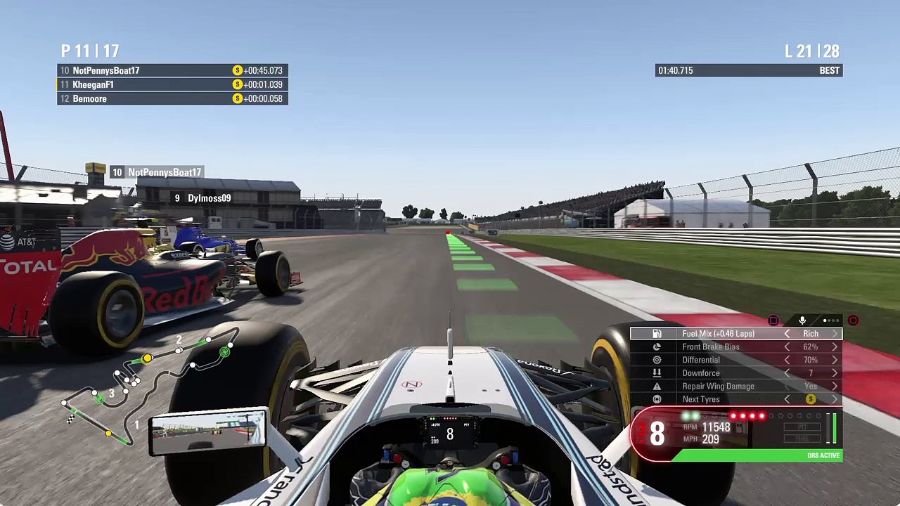 Forced off track