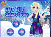 Disney Frozen Elsa Dressup Games: Elsa DIY Galaxy Dress - Kids Games in HD new