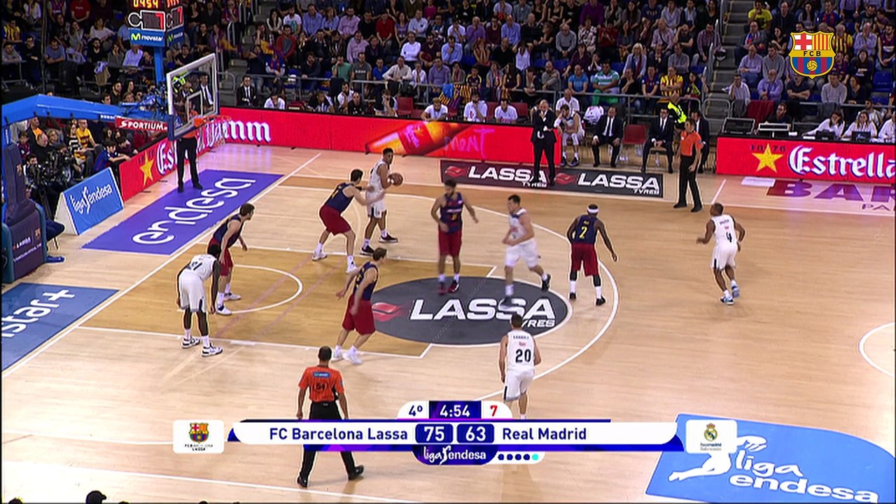 [HIGHLIGHTS] BASKET (Lliga ACB): FC Barcelona Lassa - Real Madrid (85-75)
