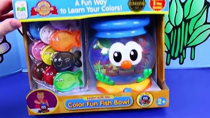 LEARN COLORS Fun Fish Bowl Surprise Toys ❤ Preschool & Toddler Learning Toy + Nemo and Dory
