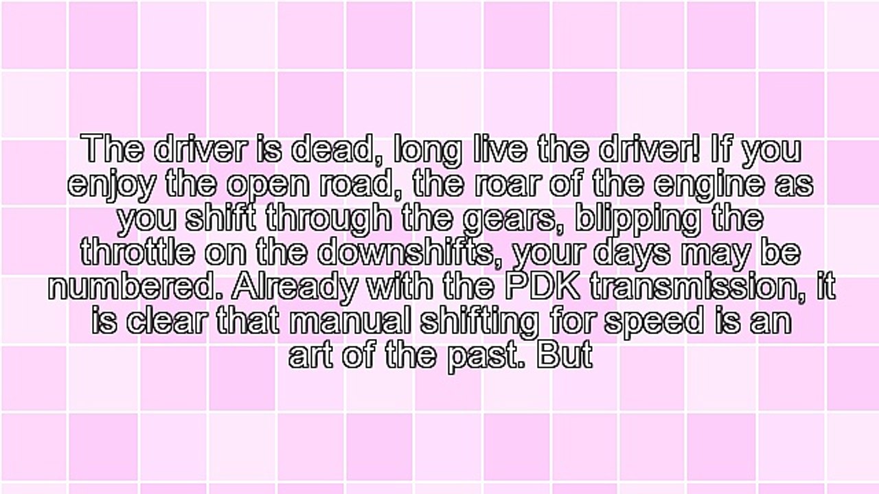 The Driver Is Dead, Long Live the Driver!