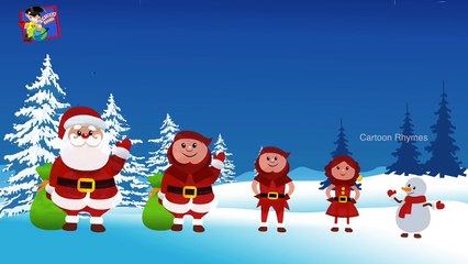 Santa Claus Finger Family | Christmas Songs for Children | Cartoon Nursery Rhymes