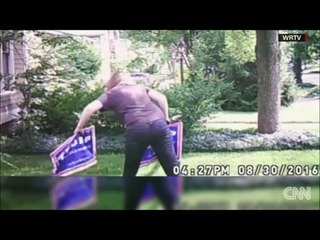 Robo de carteles de Donald Trump