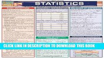 Read Now Statistics Laminate Reference Chart: Parameters, Variables, Intervals, Proportions