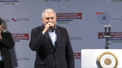 Erzincan Başbakan Binali Yıldırım Erzincan'da Konuştu