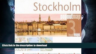 FAVORITE BOOK  Stockholm PopOut Map: pop-up city street map of Stockholm city center - folded