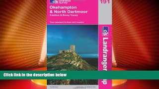 Deals in Books  Okehampton and North Dartmoor (Landranger Maps) 191 (OS Landranger Map)  Premium