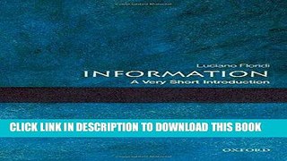 Ebook Information: A Very Short Introduction Free Download