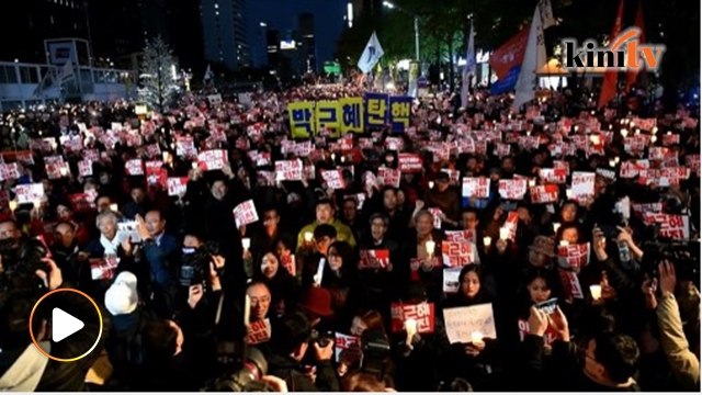 Skandal rasuah: Protes besar-besaran desak presiden lepas jawatan