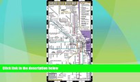 Buy NOW  Streetwise Chicago CTA   Metra Map - Laminated Chicago Metro Map - Folding pocket size