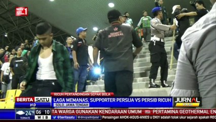 Bertanding di Solo, Suporter Persija dan Persib Bentrok