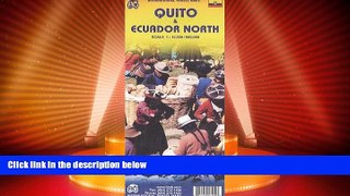 Big Sales  1. Quito   Ecuador North Travel Reference Map 1:12,500/660,000 (International Travel
