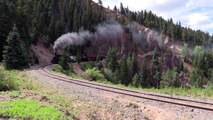 Cumbres and Toltec Steam Freight Train- part3