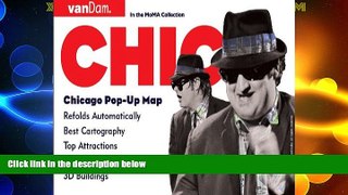 Buy NOW  Pop-Up Chicago Map by VanDam - City Street Map of Chicago - Laminated folding pocket size