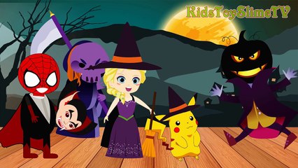 Spiderman & Frozen Elsa Become Zombie Night Halloween p2