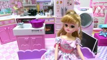 Licca-chan Doll Cute Dollhouse and Kitchen part1