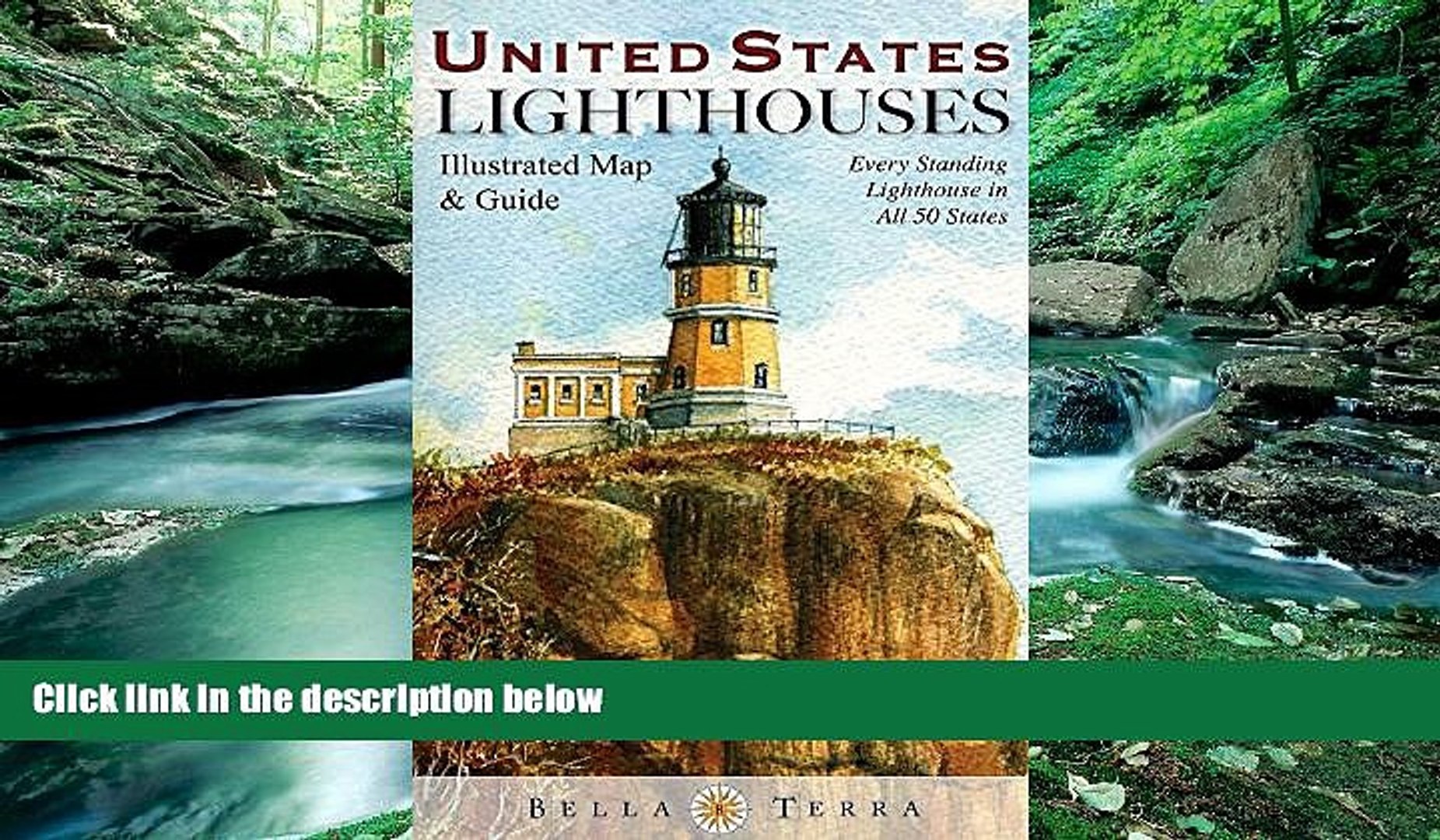 Best Deals Ebook  United States Lighthouses: Illustrated Map   Guide  Best Buy Ever