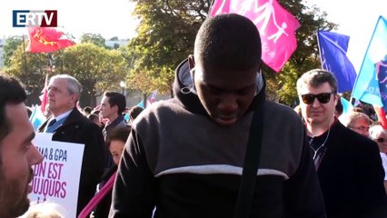 Un homme un peu perdu lors de la Manif pour tous