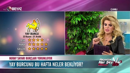Nuray Sayarı'dan Haftalık Burç Yorumu - 7 Kasım 2016 - YAY
