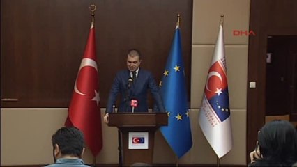 AB Bakanı Ömer Çelik. Basın Toplantısı Düzenledi 1-